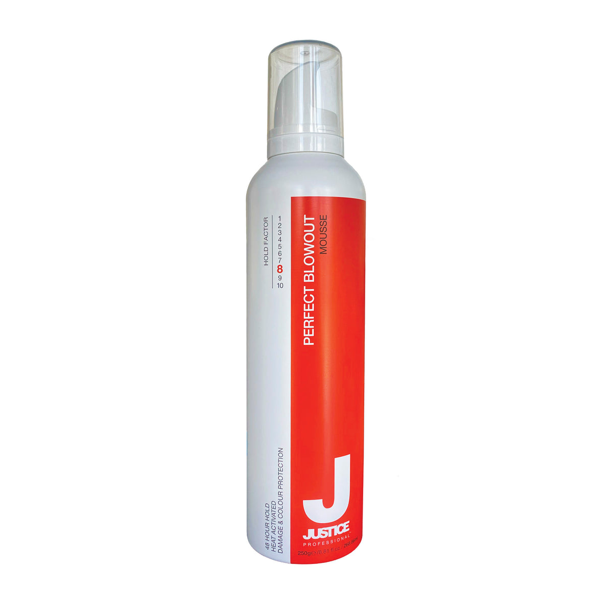 Perfect Blowout Mousse JUSTICE Haircare AU & NZ