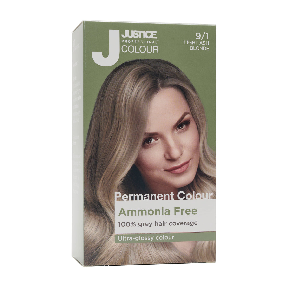 Light Ash Blonde 9.1 | JUSTICE Haircare AU & NZ